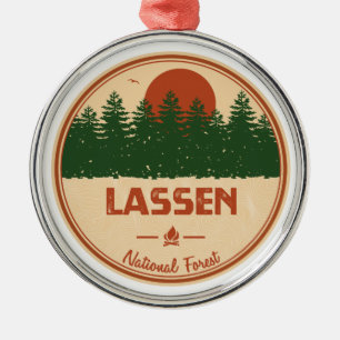 Lassen National Forest Metalen Ornament