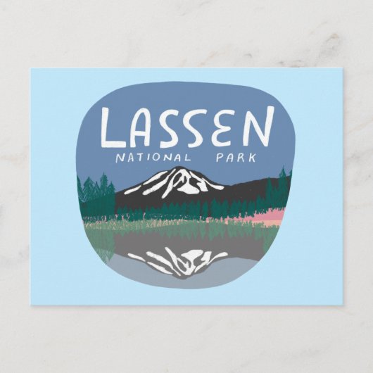 Lassen National Park Mountain Volcano California Briefkaart (Voorkant)