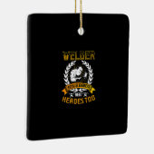 Lassen omdat ingenieurs ook helden nodig hebben | keramisch ornament (Rechts)