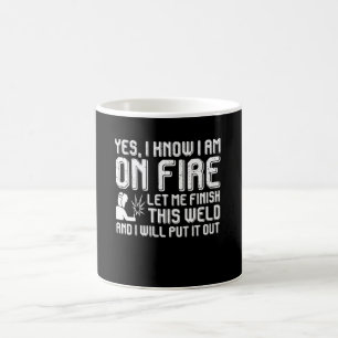 lassen op afwerking, ik heb het uitgezet koffiemok