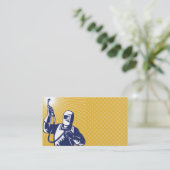 lassen op het werk visitekaartje (Staand voorkant)