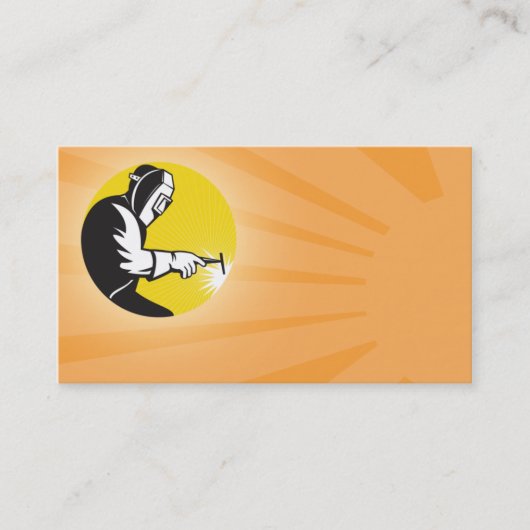 lassen op het werk visitekaartje (Voorkant)