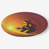 Lassen Papieren Bordje (Gekanteld)