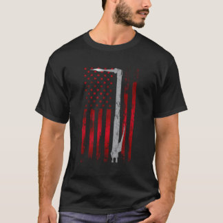 Lassen Patriottisch VS Amerikaanse vlag lasser T-shirt