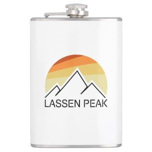 Lassen Peak California Retro Heupfles
