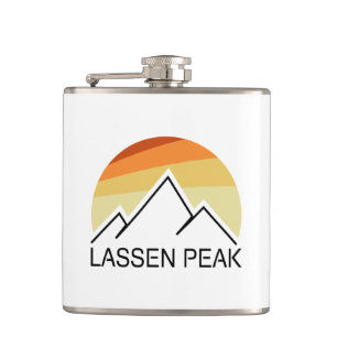 Lassen Peak California Retro Heupfles
