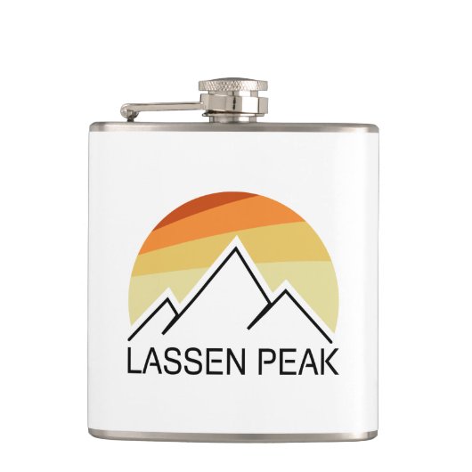 Lassen Peak California Retro Heupfles (Voorkant)