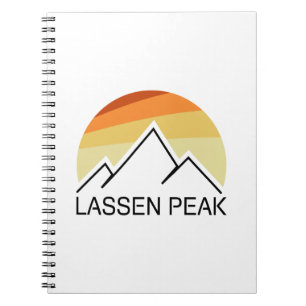 Lassen Peak California Retro Notitieboek