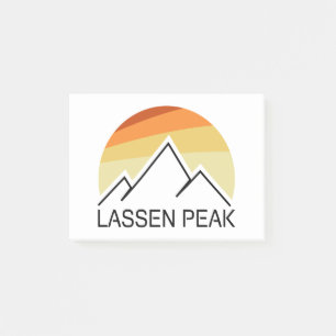 Lassen Peak California Retro Post-it® Notes