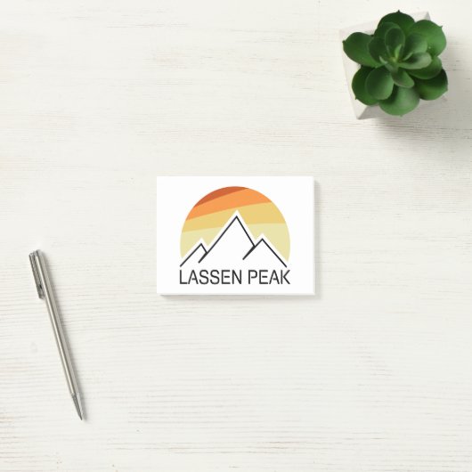 Lassen Peak California Retro Post-it® Notes (Kantoor)