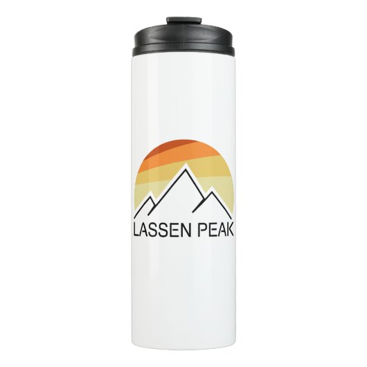 Lassen Peak California Retro Thermosbeker (Voorkant)