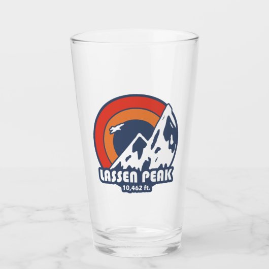 Lassen Peak California Sun Eagle Glas (Voorkant)