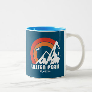 Lassen Peak California Sun Eagle Tweekleurige Koffiemok