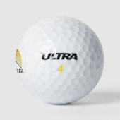 Lassen Peak Californië Retro Golfballen (Logo)