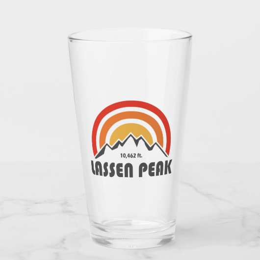 Lassen Peak Glas (Voorkant)