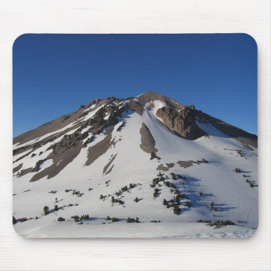 Lassen Peak Volcano Mousepad Muismat (Voorkant)