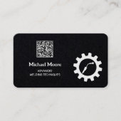 Lassen Premium aangepaste QR-code Visitekaartje (Voorkant)