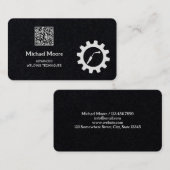 Lassen Premium aangepaste QR-code Visitekaartje (Voorkant / Achterkant)