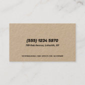 Lassen Professioneel Visitekaartje (Achterkant)