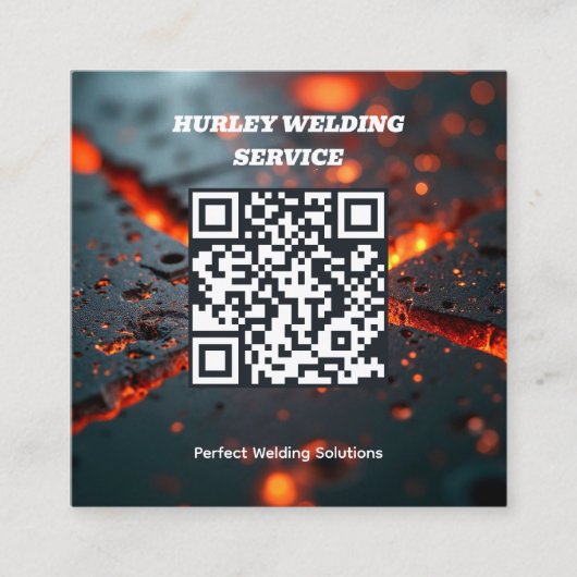 Lassen QR Vierkante Visitekaartje (Voorkant)