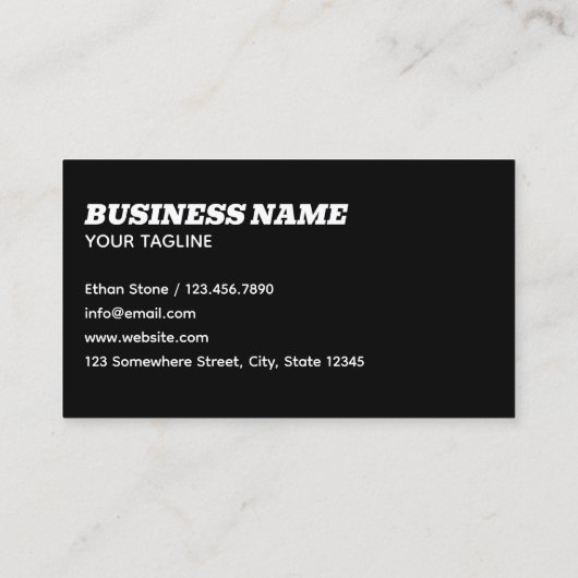 Lassen QR Visitekaartje (Achterkant)