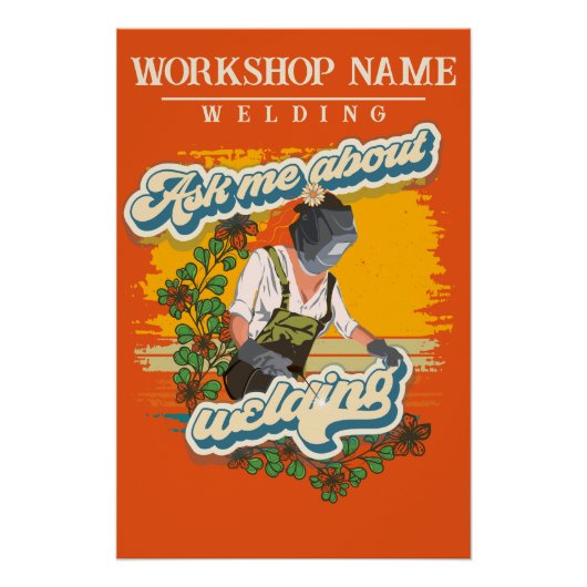 Lassen sarcastisch gezegde meisje aangepaste werkp perfect poster (Voorkant)