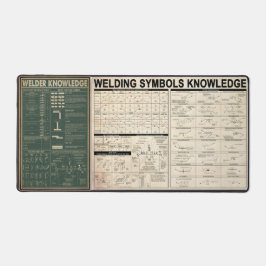 Lassen symbolen kennis geschenken voor lasser bureaumat