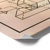 Lassen symbolen kennis geschenken voor lasser poster (Hoek)