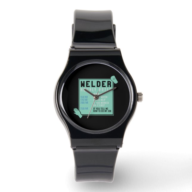 Lassen - uurtarieven voor lassen horloge (Voorkant)