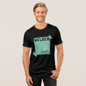 Lassen - uurtarieven voor lassen Tri-Blend shirt (Voorkant volledig)