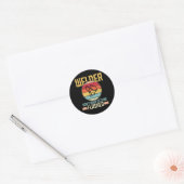 Lassen van Gezegden voor lassen, voor mannen Ronde Sticker (Envelop)
