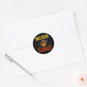 Lassen van Gezegden voor lassen, voor mannen Ronde Sticker (Envelop)