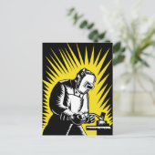 lassen van lasers briefkaart (Staand voorkant)