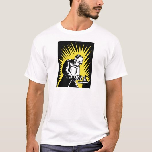 lassen van lasers t-shirt (Voorkant)