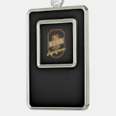 Lassen Verzilverd Omlijst Ornament (Links)