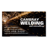 Lassen Visitekaartje Magnet Magnetisch Visitekaartje (Voorkant)