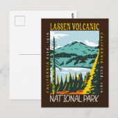 Lassen Volcanic National Park  Briefkaart (Voorkant / Achterkant)