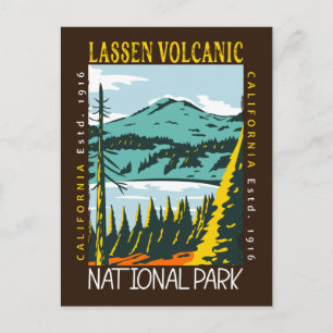 Lassen Volcanic National Park  Briefkaart