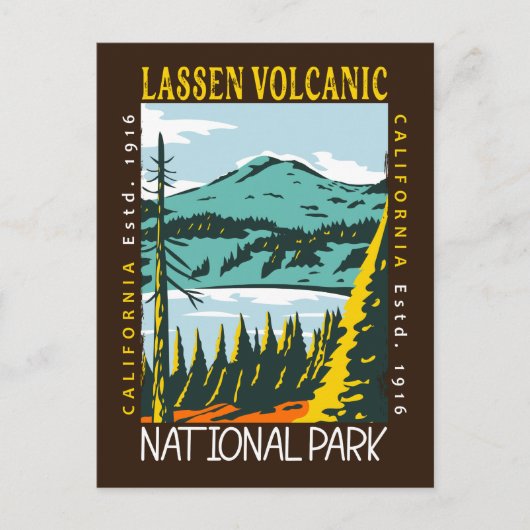 Lassen Volcanic National Park  Briefkaart (Voorkant)