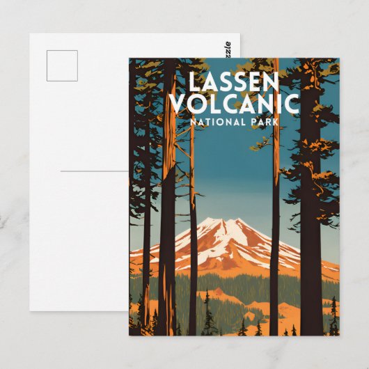 Lassen Volcanic National Park  Briefkaart (Voorkant / Achterkant)