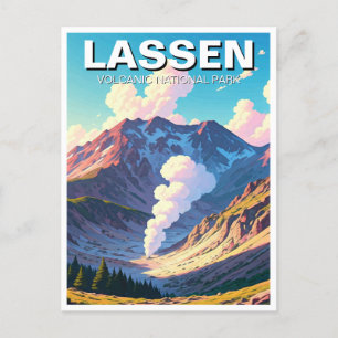 Lassen Volcanic National Park California Briefkaart