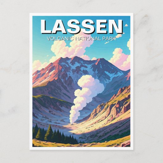 Lassen Volcanic National Park California Briefkaart (Voorkant)