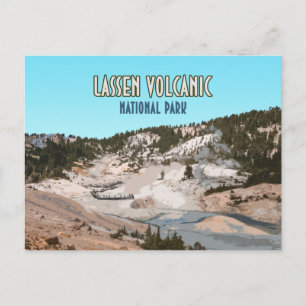 Lassen Volcanic National Park California Briefkaart