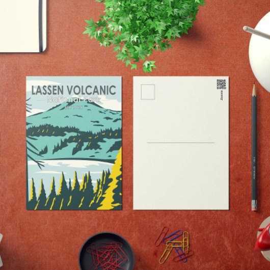 Lassen Volcanic National Park California  Briefkaart