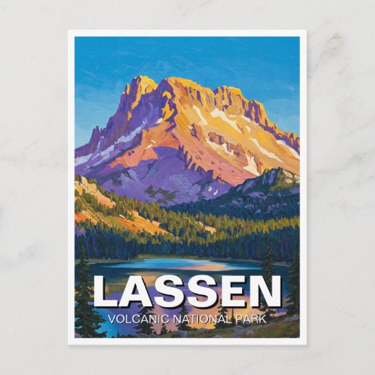 Lassen Volcanic National Park California Briefkaart (Voorkant)