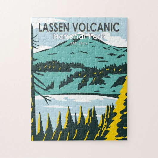 Lassen Volcanic National Park California Legpuzzel (Verticaal)