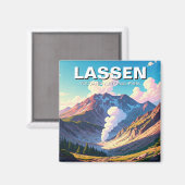 Lassen Volcanic National Park California Magneet (Voorkant / Achterkant)