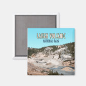 Lassen Volcanic National Park California Magneet (Voorkant / Achterkant)