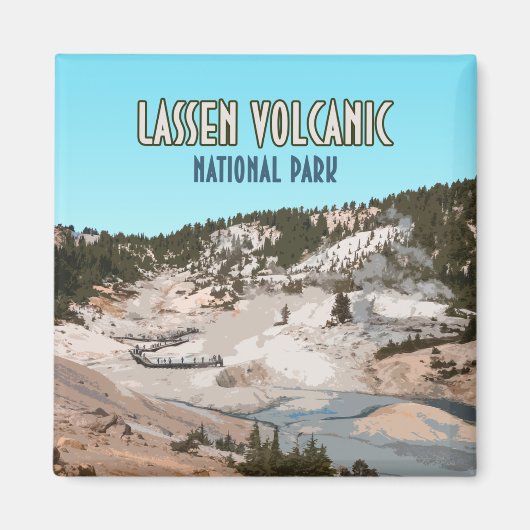 Lassen Volcanic National Park California Magneet (Voorkant)