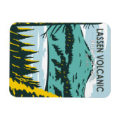 Lassen Volcanic National Park California  Magneet (Horizontaal)